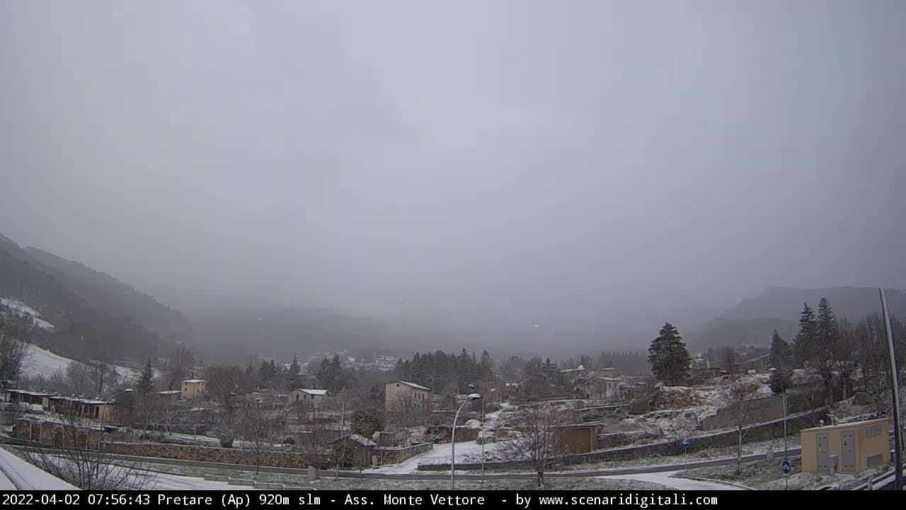 Meteo Marche: diretta video neve dalla webcam