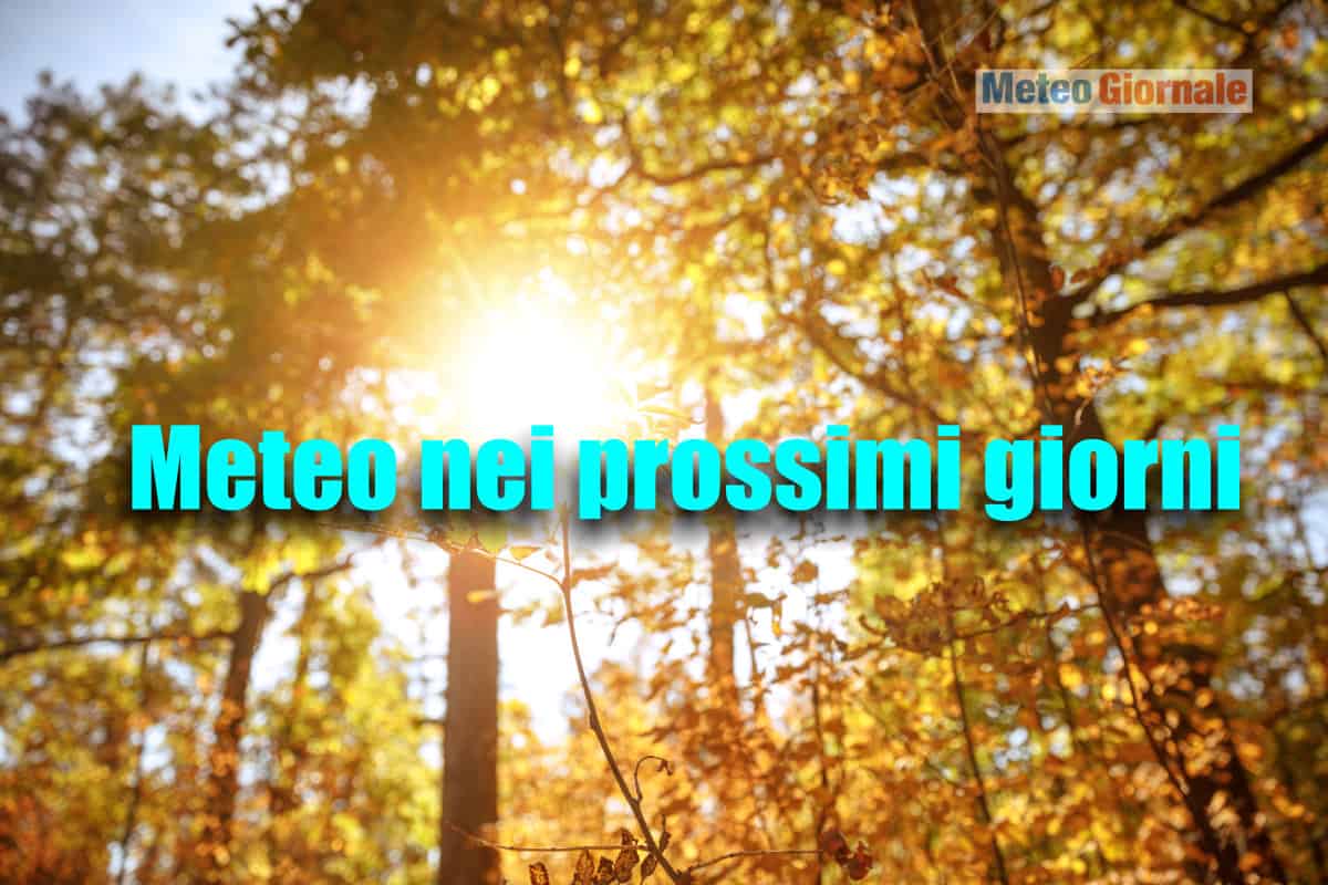 meteo prossimi giorni 1
