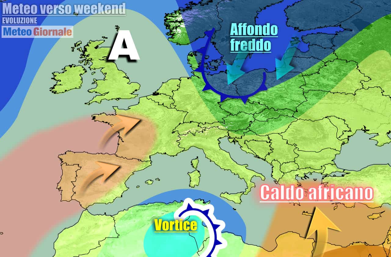 Meteo che cambierà proprio nel weekend