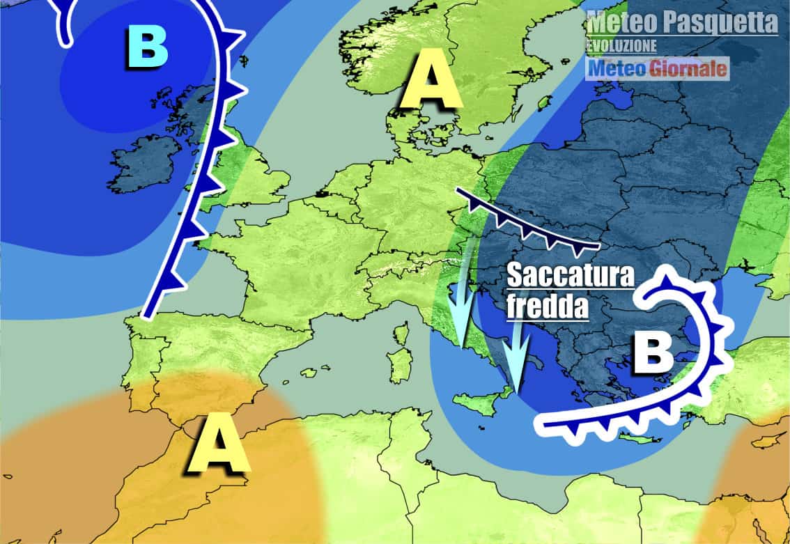 Sole, ma clima freddino per il Lunedì di Pasquetta