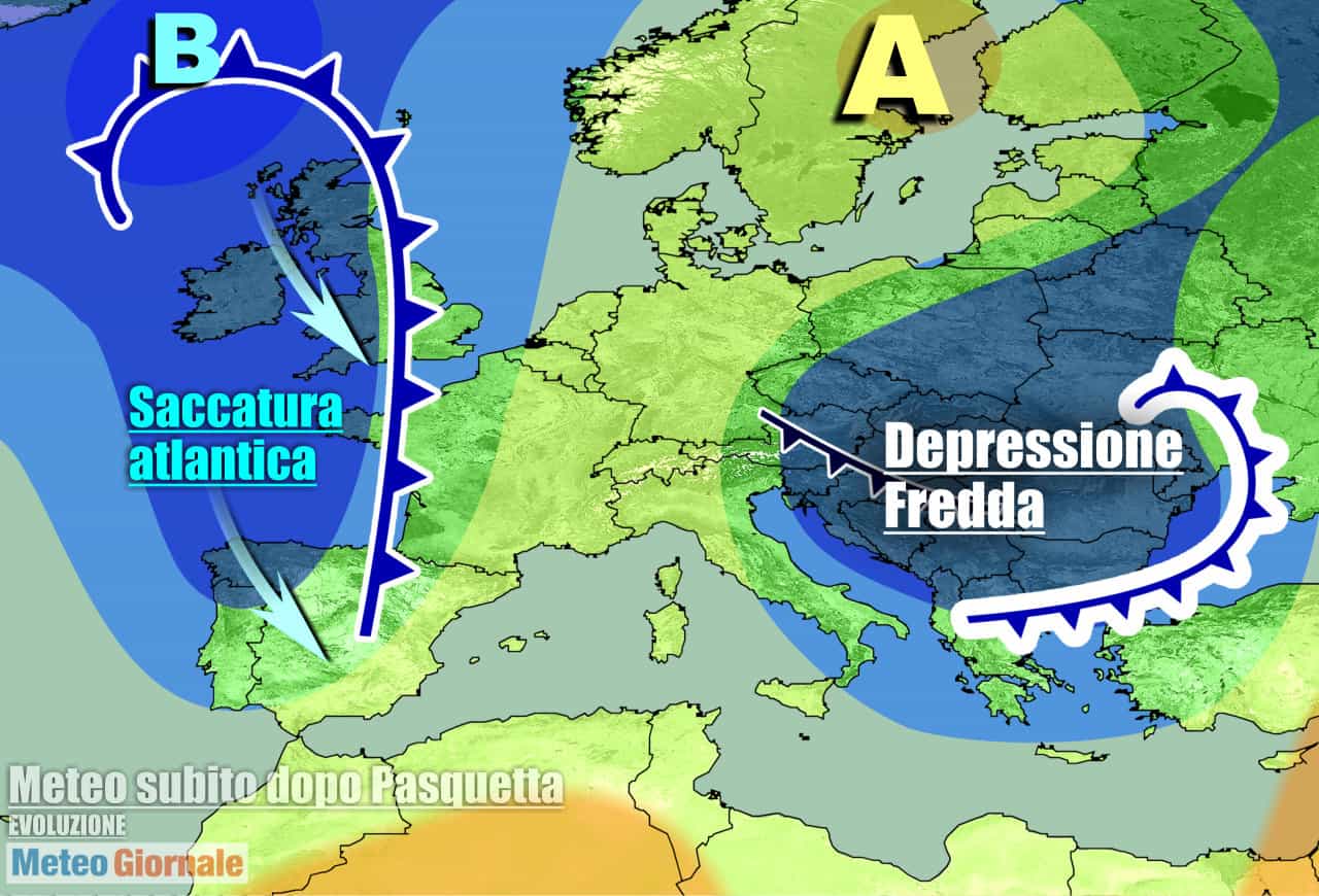 Minacce perturbate in avvicinamento da ovest