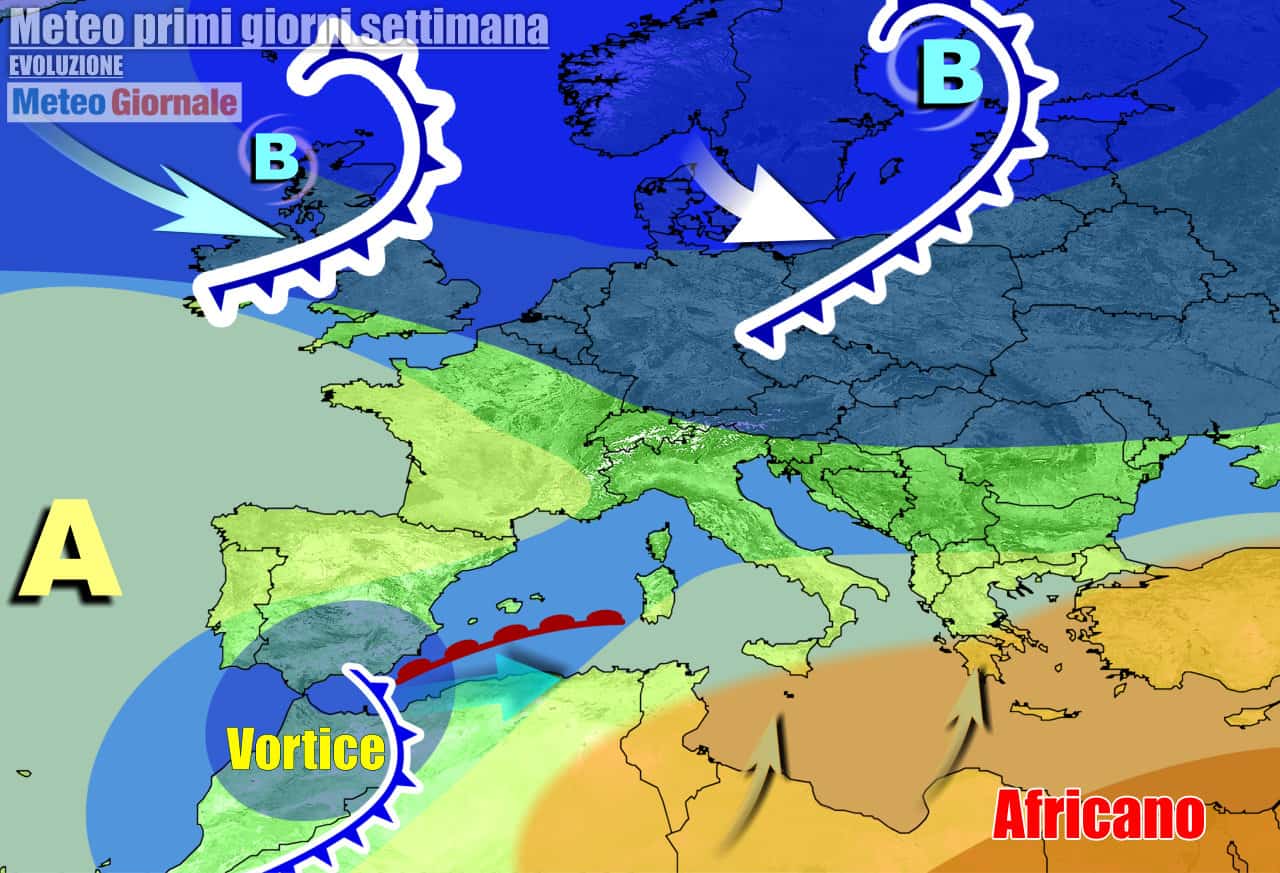 Stop all'inverno e clima più primaverile in Italia