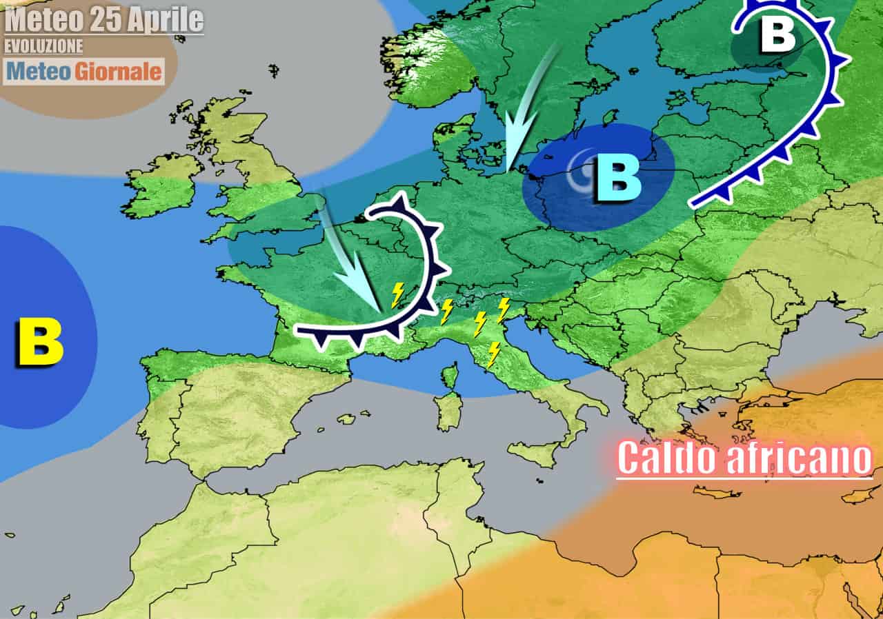 Italia divisa tra temporali al Nord e più sole al Sud