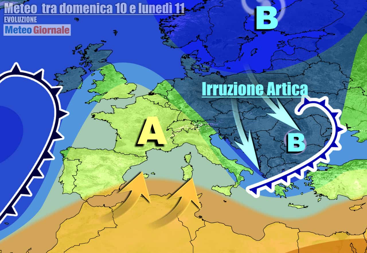 Miglioramento meteo fin da domenica