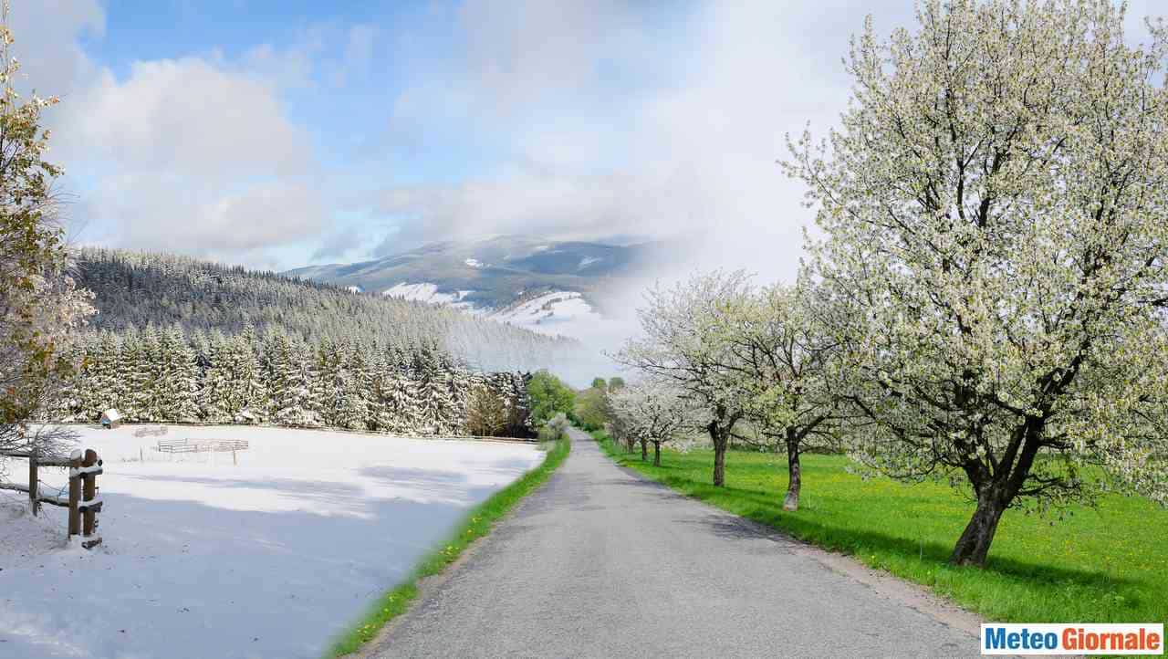 Neve in piena primavera