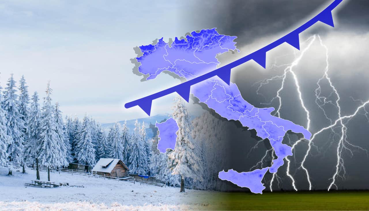 Temporali con grandine e anche neve in montagna nel weekend