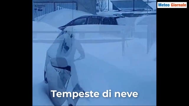 Tempeste di neve estreme in Russia. Video Meteo