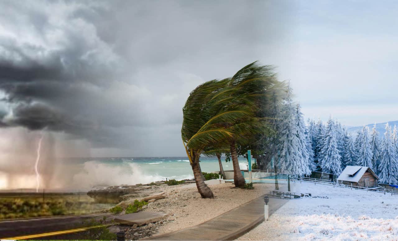 Rovesci, vento e neve, breve flash invernale nel weekend