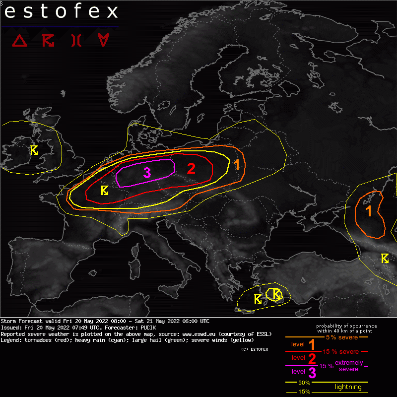 European Storm Forecast Experiment. Credit estofex.org.