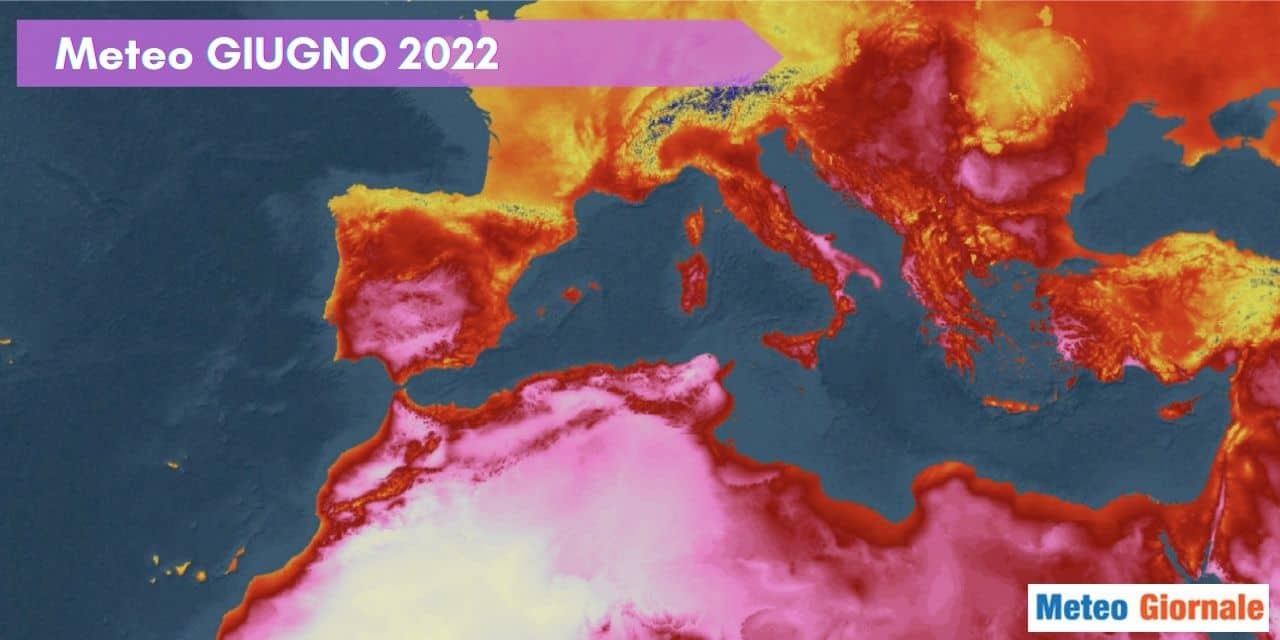 Meteo GIUGNO in Italia investito dal CALDO africano