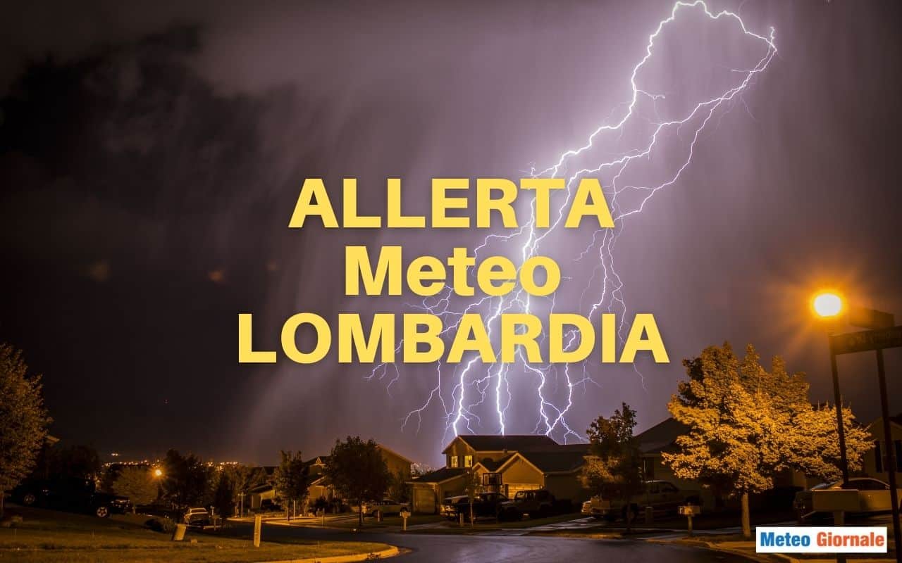 Meteo Lombardia: allerta Meteo della Protezione Civile
