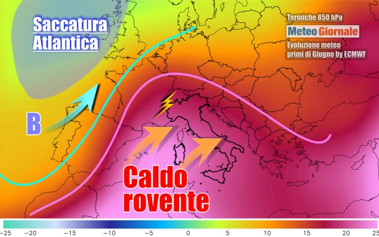 Meteo: ANTICICLONE AFRICANO sferrerà super attacco, inizio Giugno caldissimo