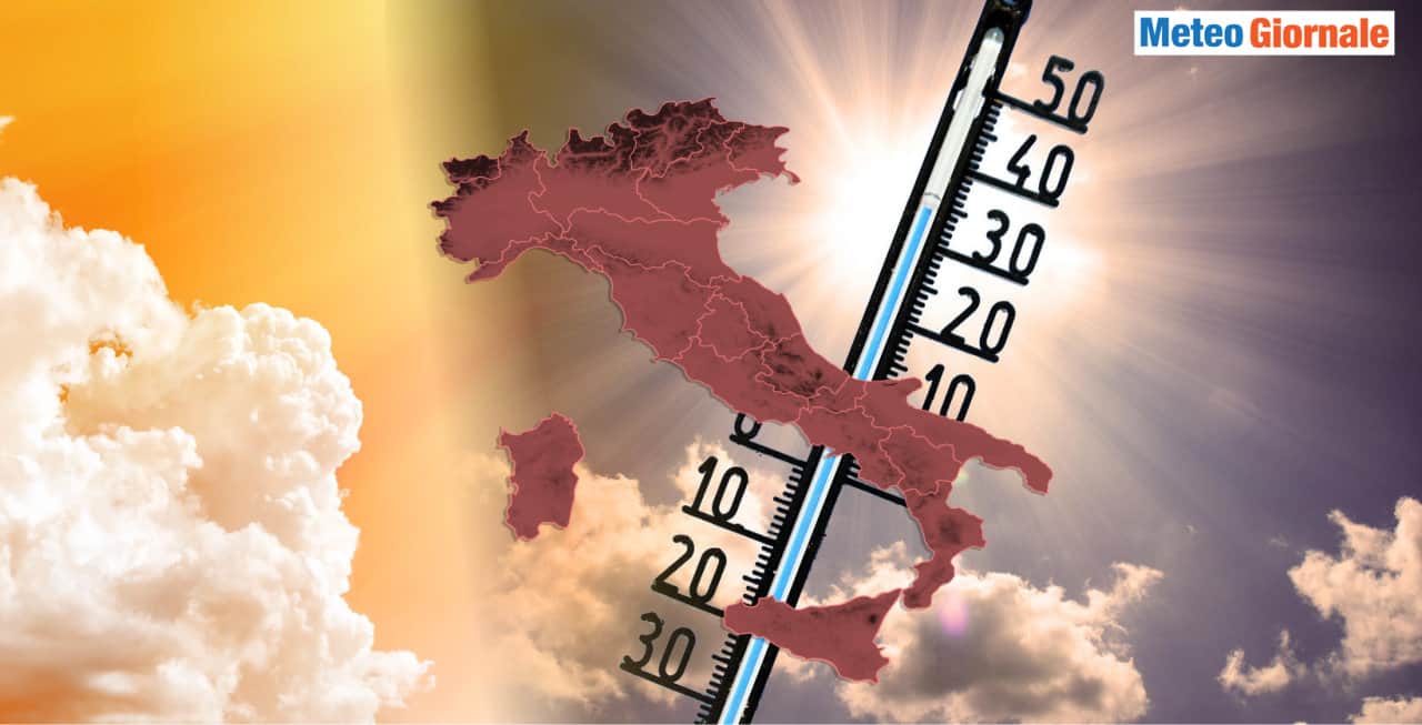 Più sole e caldo in aumento nei prossimi giorni