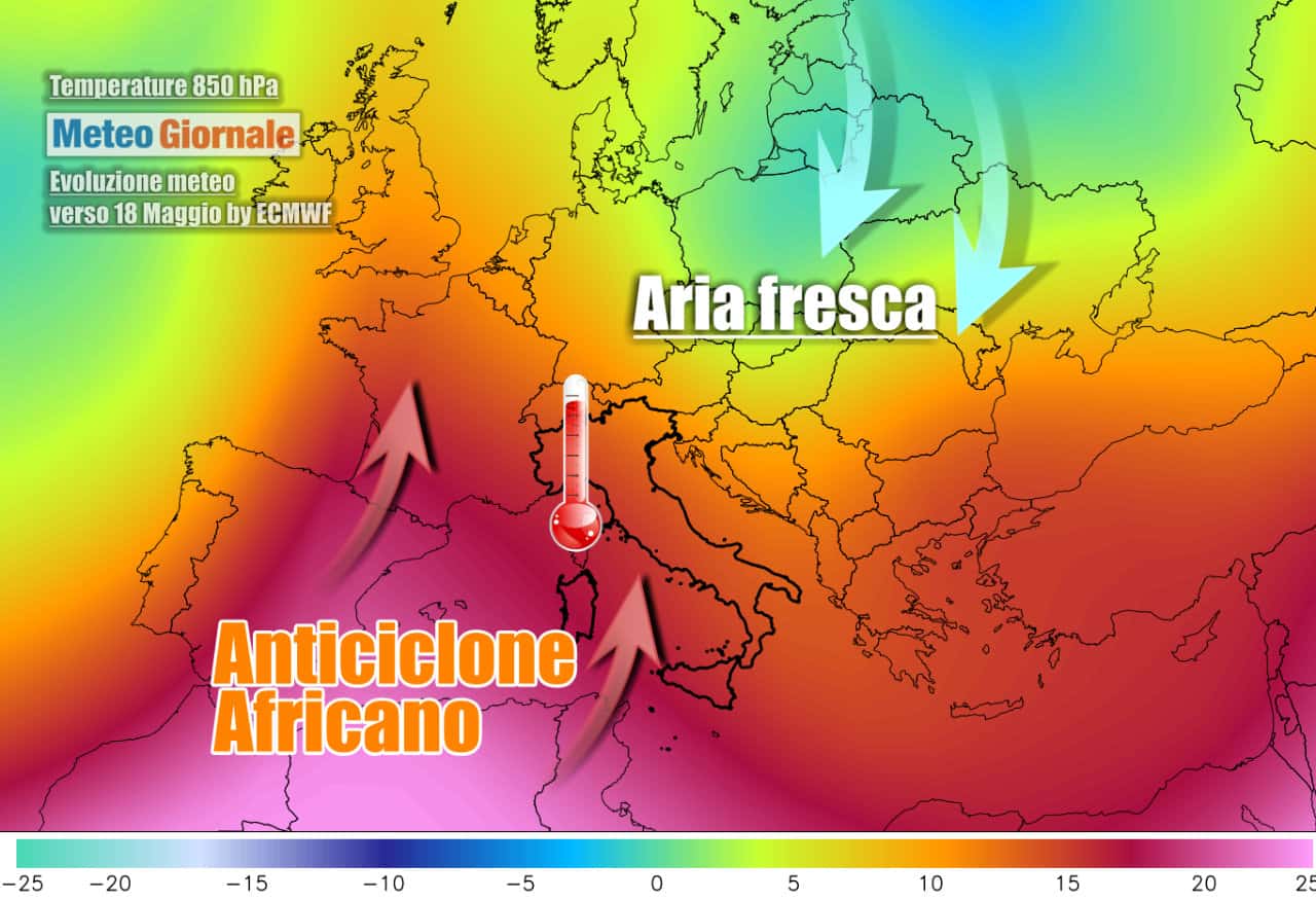 Meteo Italia: prossima settimana ondata di CALDO AFRICANO. Quanto durerà?