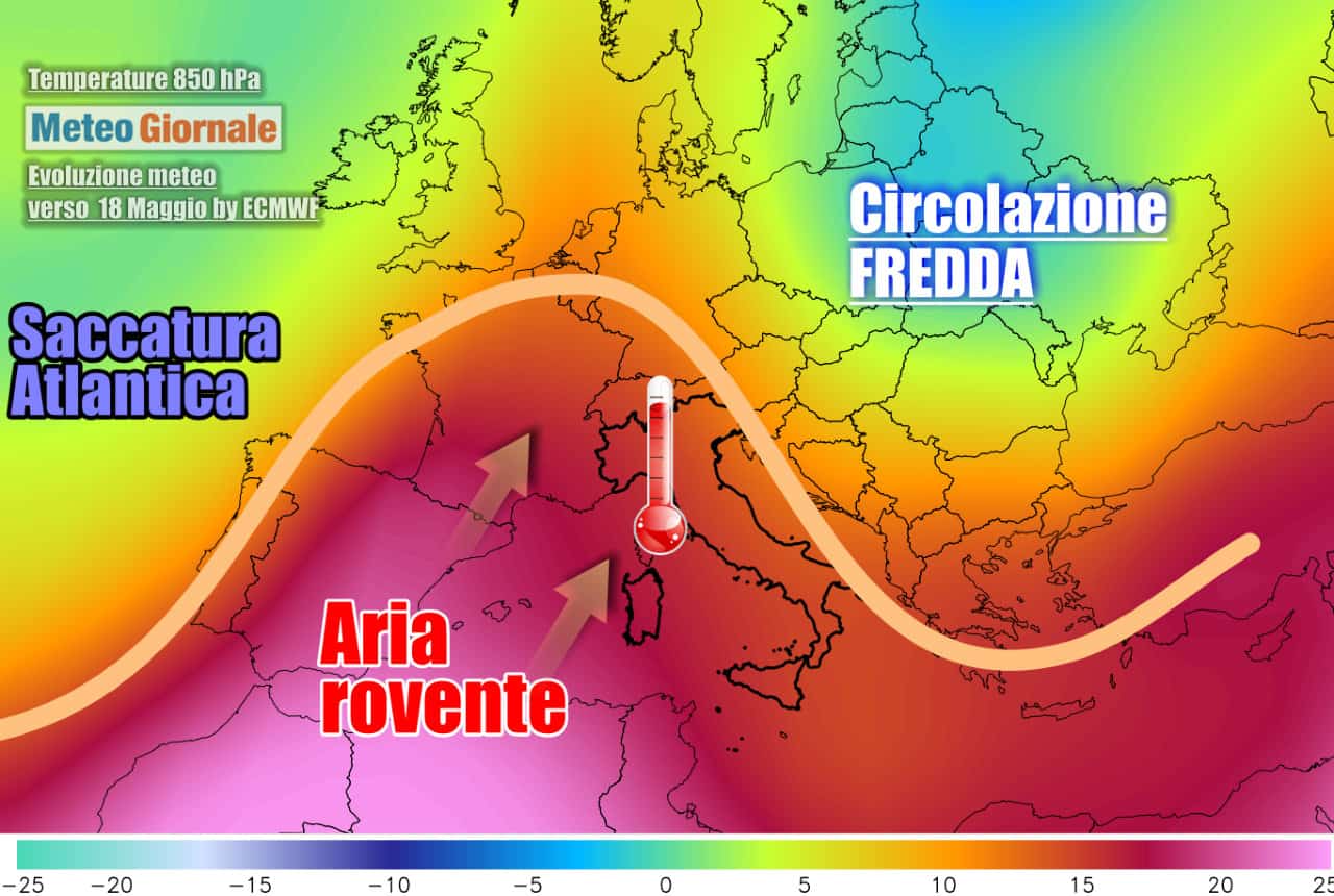 Meteo, eccovi la nuova settimana al CALDO: Anticiclone Africano e Temperature esagerate