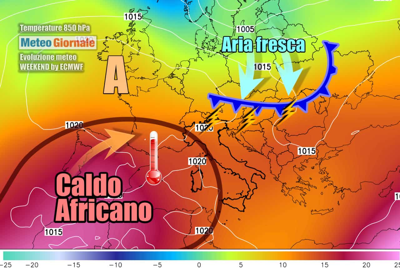 Weekend con qualche insidia temporalesca