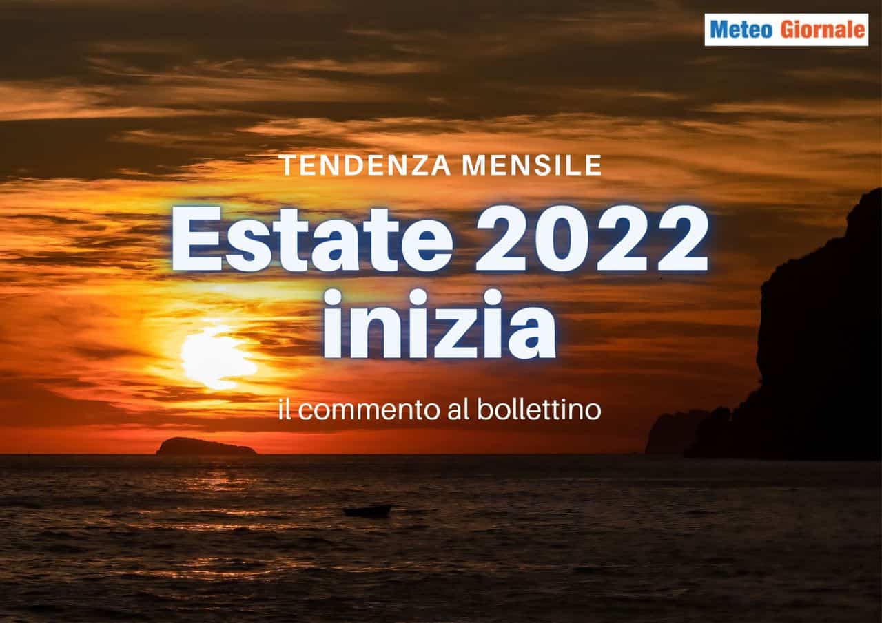 Meteo dell’Aeronautica Militare sino al 19 Giugno: acute anomalie climatiche estive