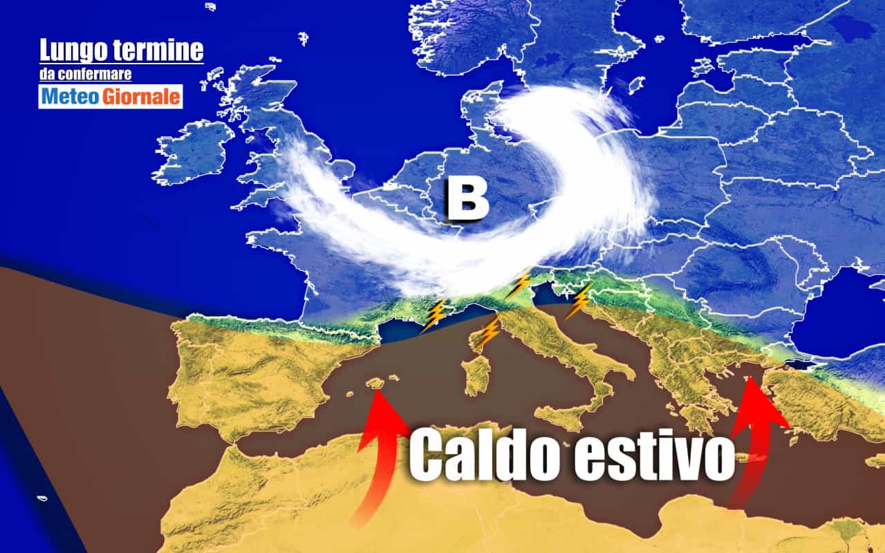 Meteo Italia al 3 Giugno e la crisi d’inizio Estate