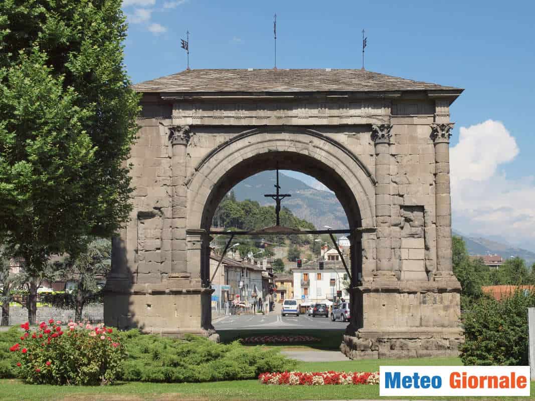 Meteo AOSTA: caldo in aumento, rischio di temporali a partire da domenica
