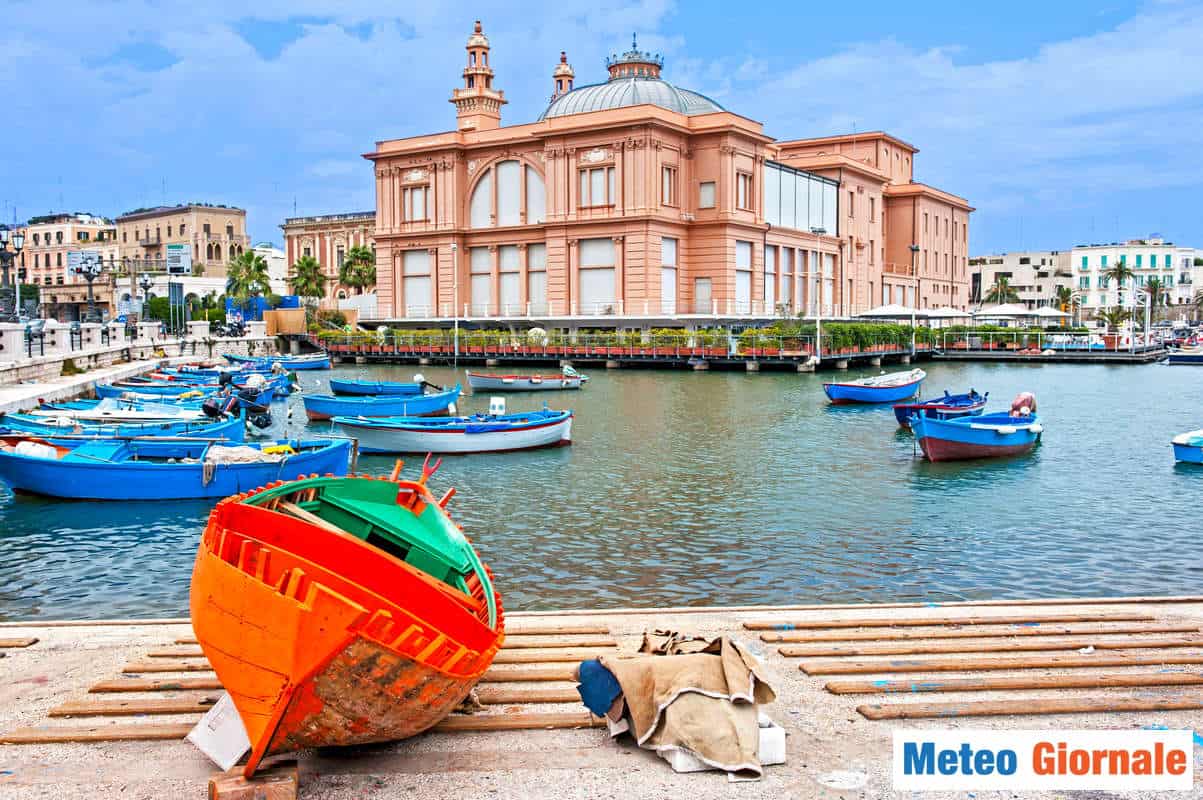 Meteo BARI: caldo, ma il mare salva la città. Settimana prossima temperatura in aumento