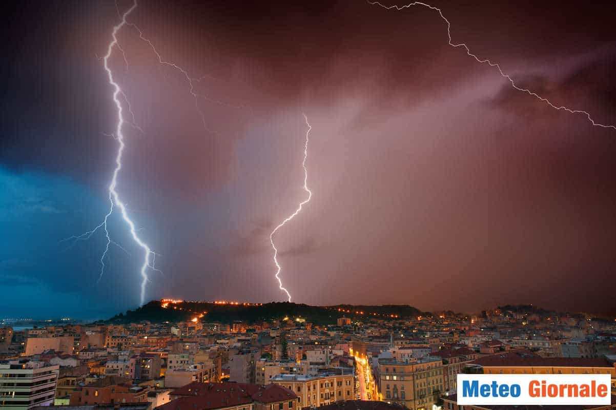 Meteo CAGLIARI: temporali, poi migliora e caldo africano