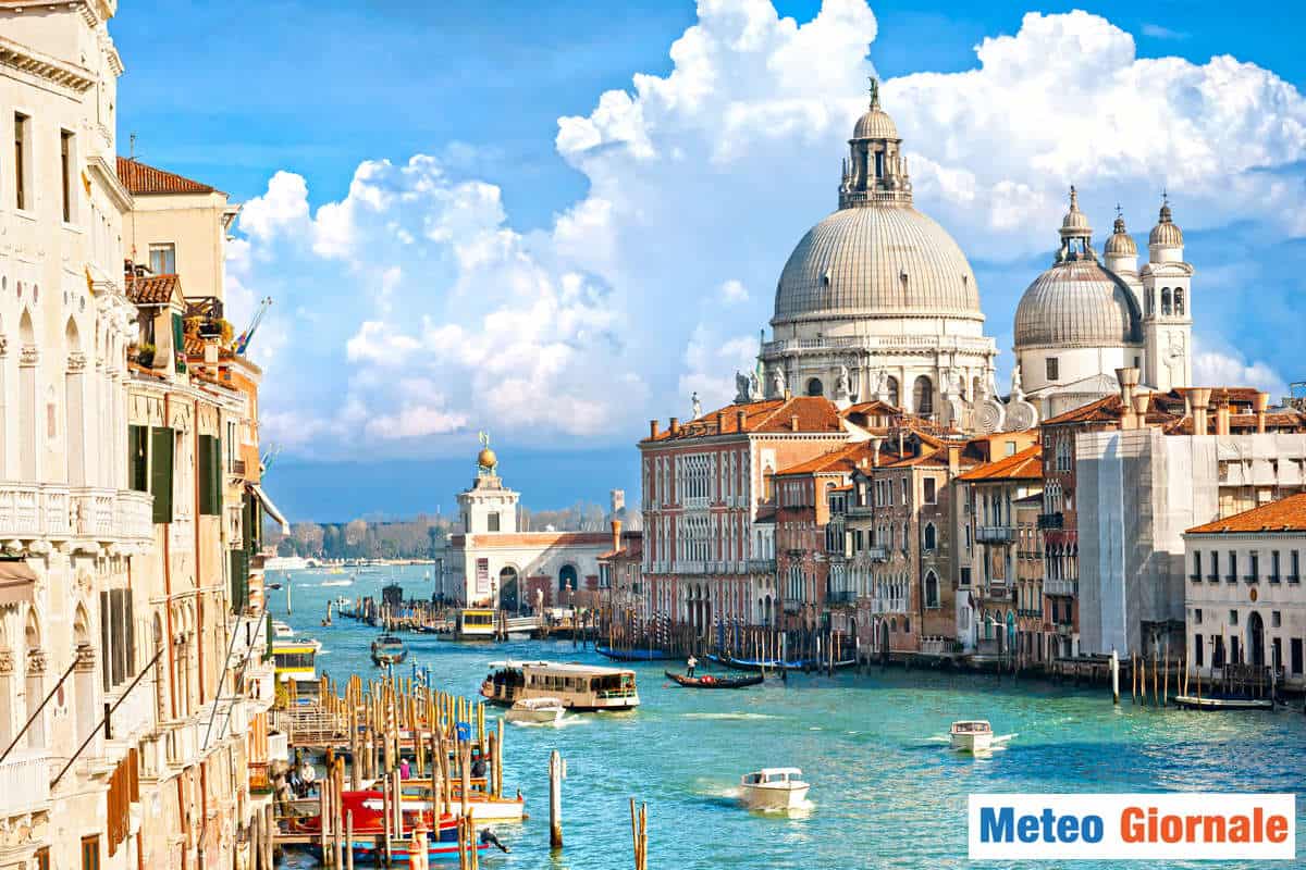 Meteo VENEZIA: temperature sino 28 gradi. Rischio di temporali. Lungo termine peggiora
