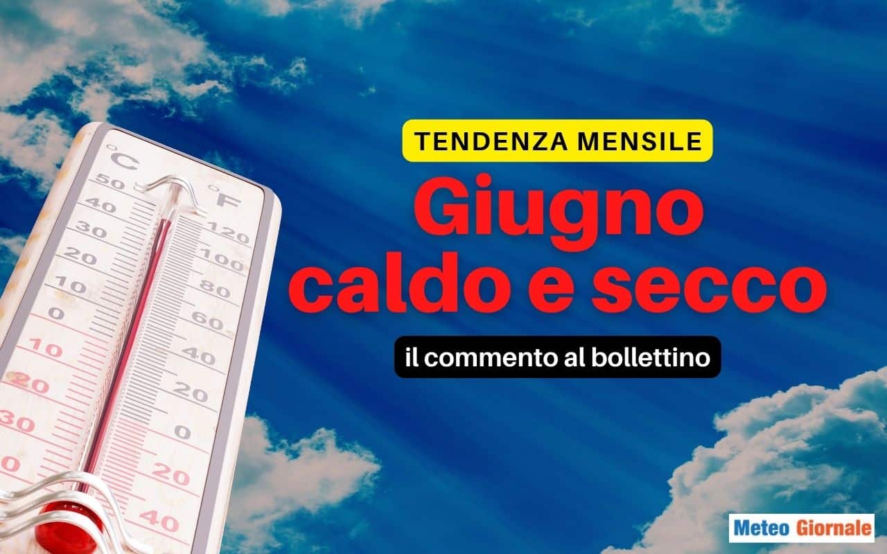 Meteo dell’Aeronautica Militare sino 26 Giugno, caldo, siccità