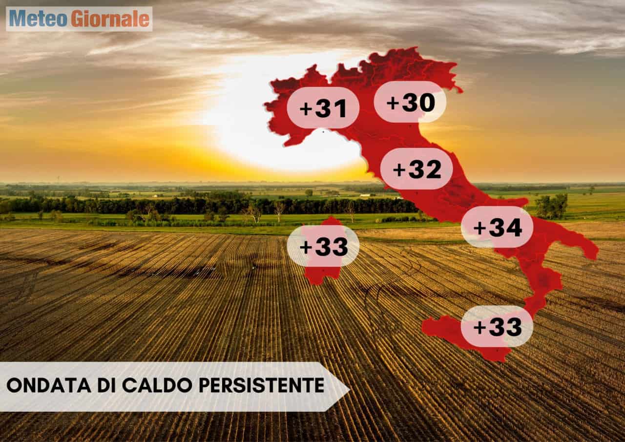 meteo verso ondata di calore