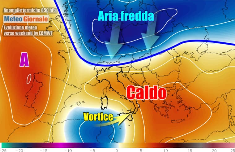 Meteo: CALDO AFRICANO resisterà più del previsto. Novità solo dal weekend