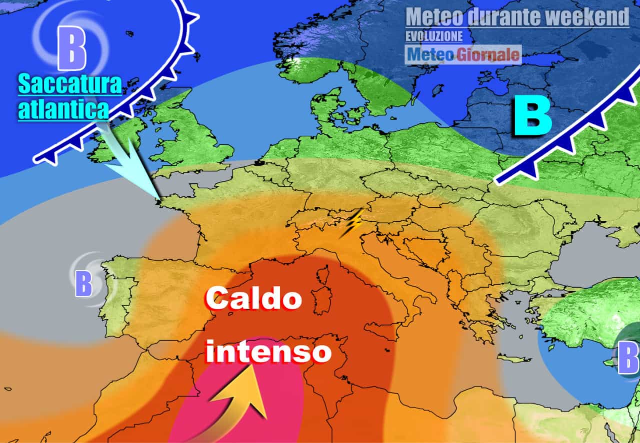 Meteo weekend da boccheggiare, Caldo da record. Previsione 7 Giorni: CAMBIA TUTTO