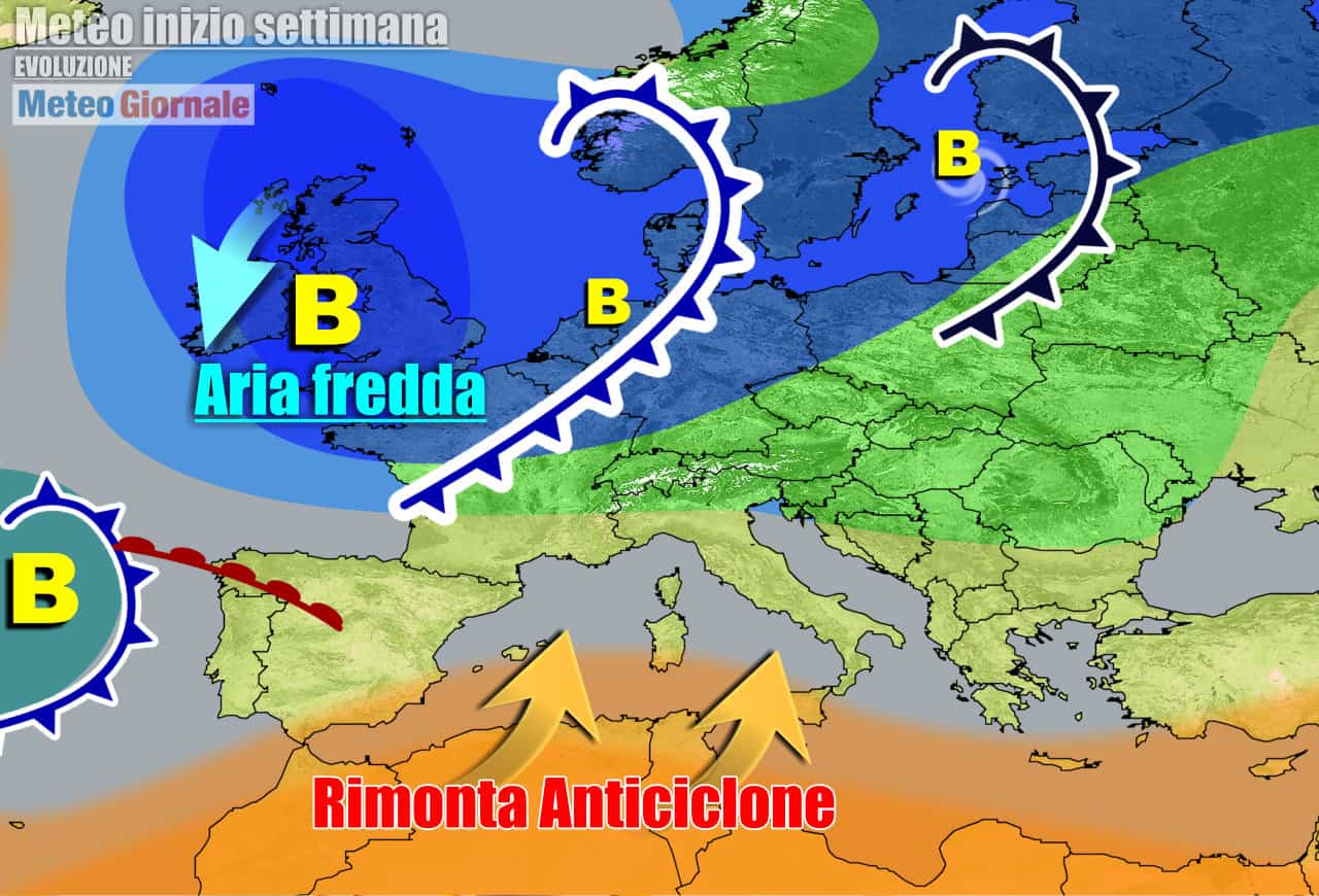 Meteo 7 Giorni: TEMPORALI e refrigerio, prossima settimana nuovo RIBALTONE
