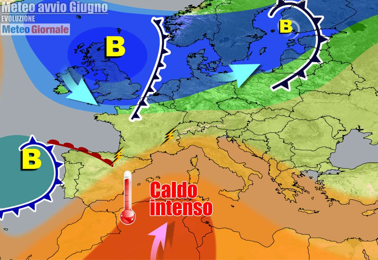 Meteo 7 Giorni: subito l’Anticiclone Africano, CALDO si farà molto intenso