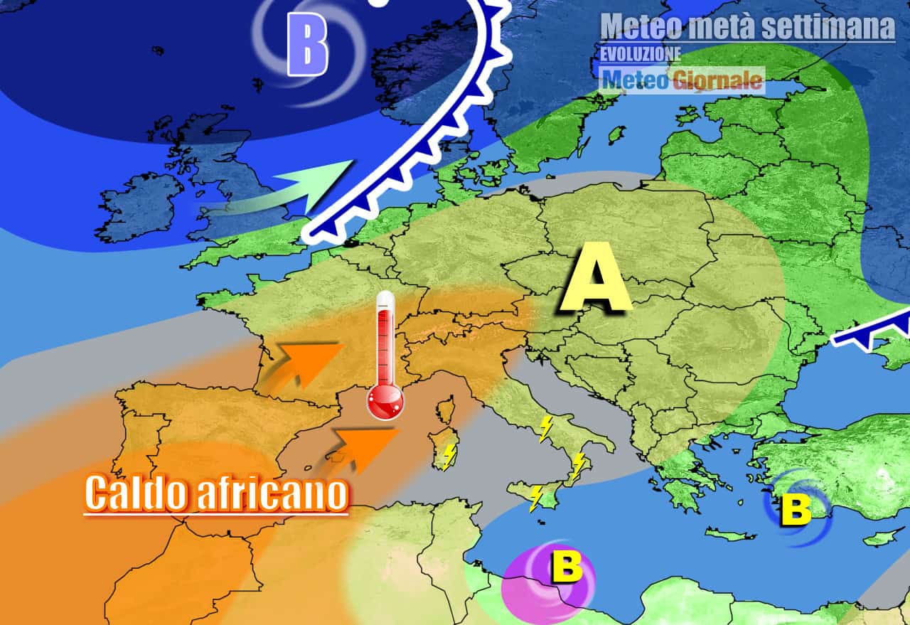 Da metà settimana anticipo d'Estate in piena azione