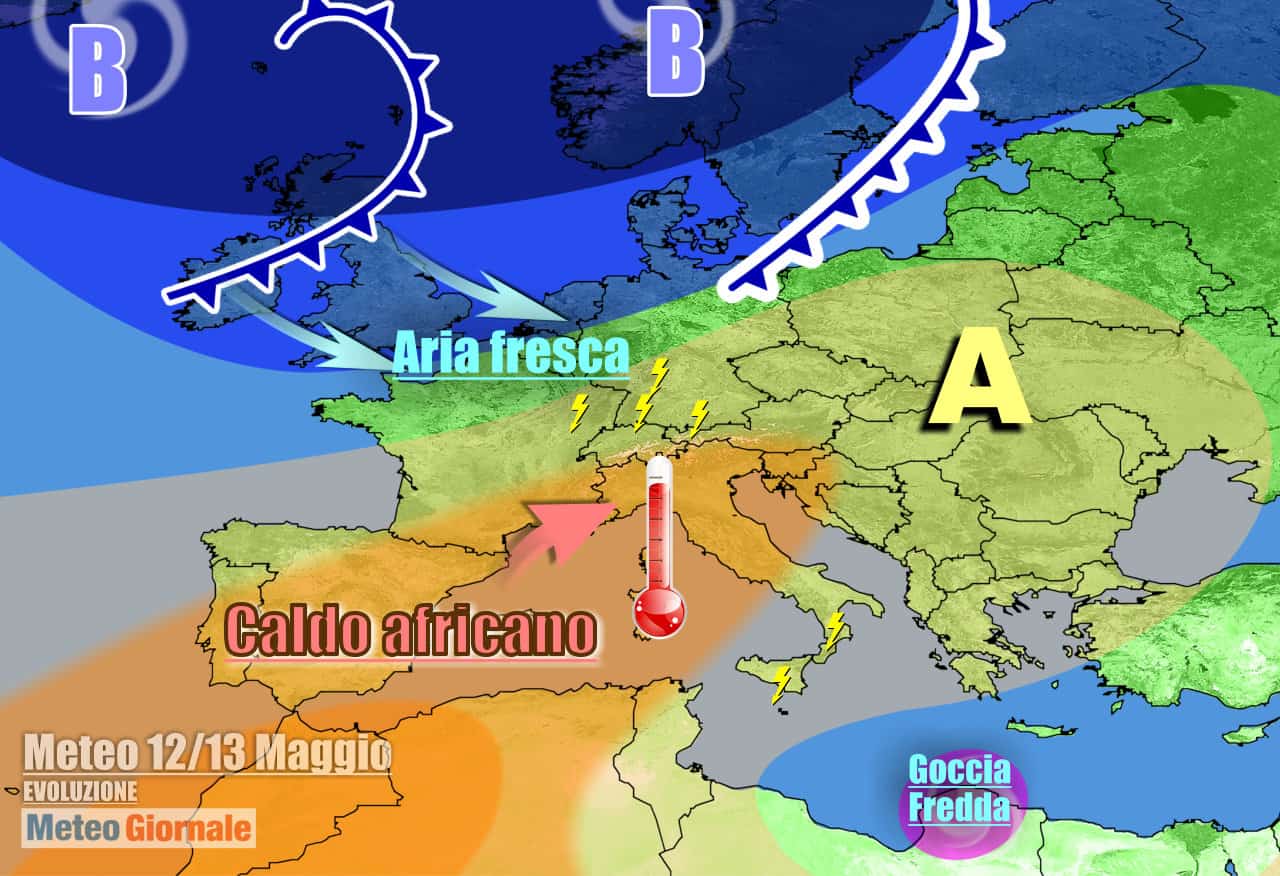 Alta Pressione presto insidiata da aria più fresca