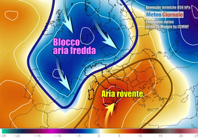 Meteo fine Maggio: irruzione aria polare rischia di scatenare un putiferio