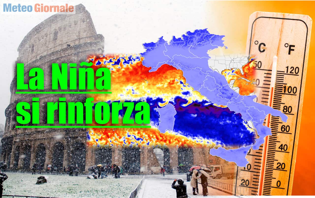 METEO: La NIÑA è causa di SICCITÀ e CALDO in Europa. Influenzerà l’INVERNO