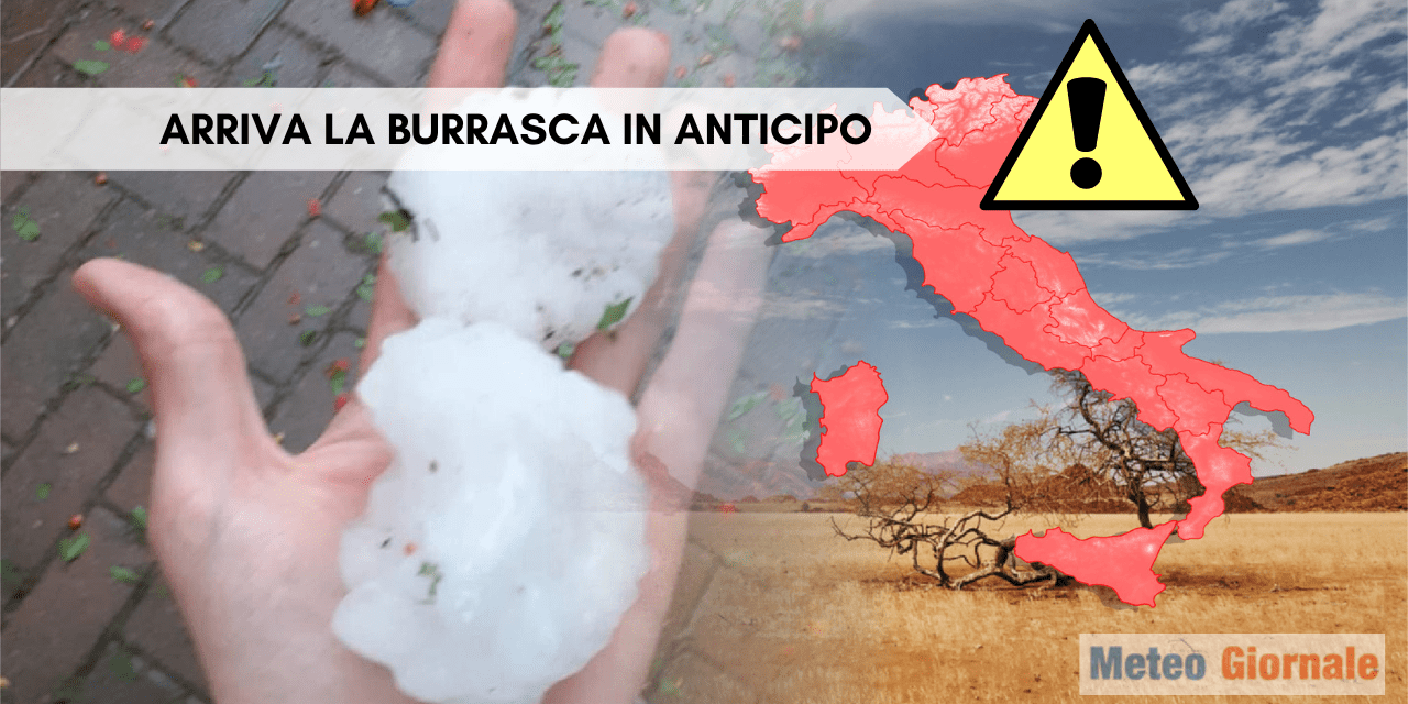 Meteo, escalation di Temporali e Grandine in anticipo. Danni per vento, grandine e fulmini