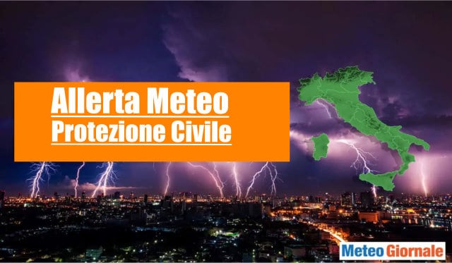 Allerta meteo gialla su alcune parti del Nord Italia