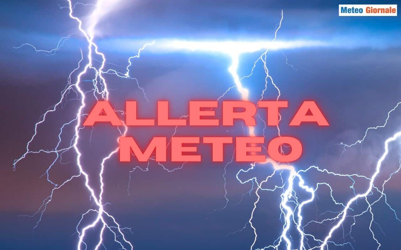Allerta meteo della Protezione Civile per forti temporali