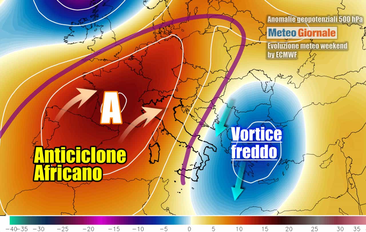 Meteo Weekend: torna l’anticiclone africano con il caldo, ma quanto durerà?