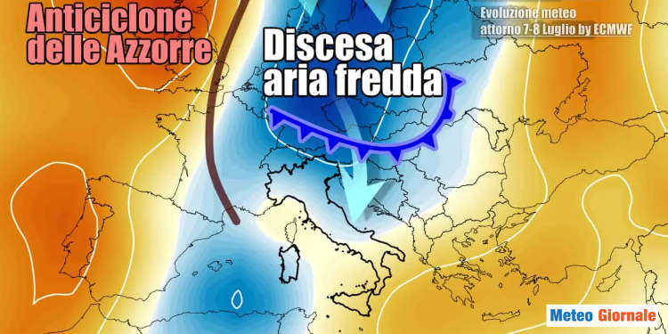 Meteo: sembra essere incredibile la Rottura Estate e lo Stop super Caldo. Aggiornamento e mappe