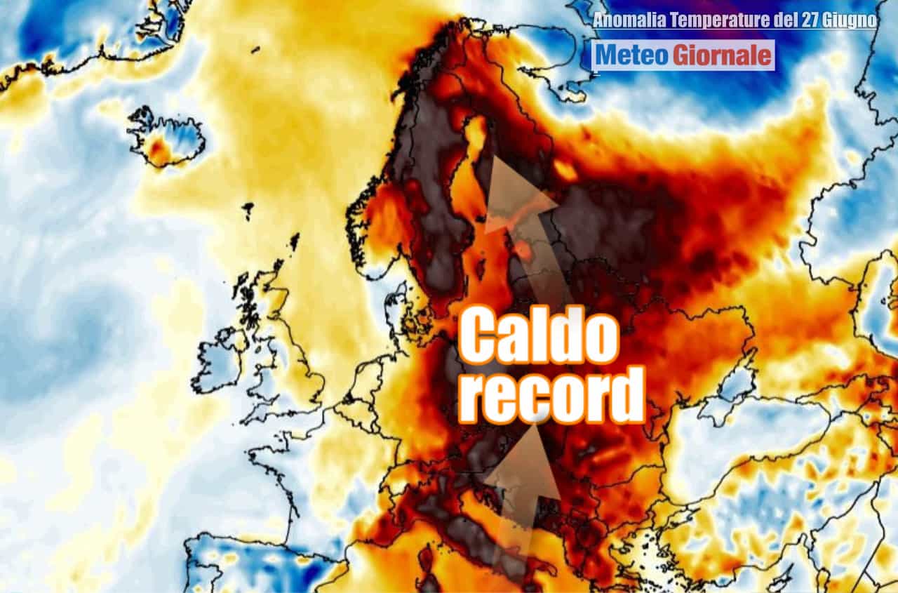 Il caldo ha distrutto numerosi record anche nella Lapponia norvegese