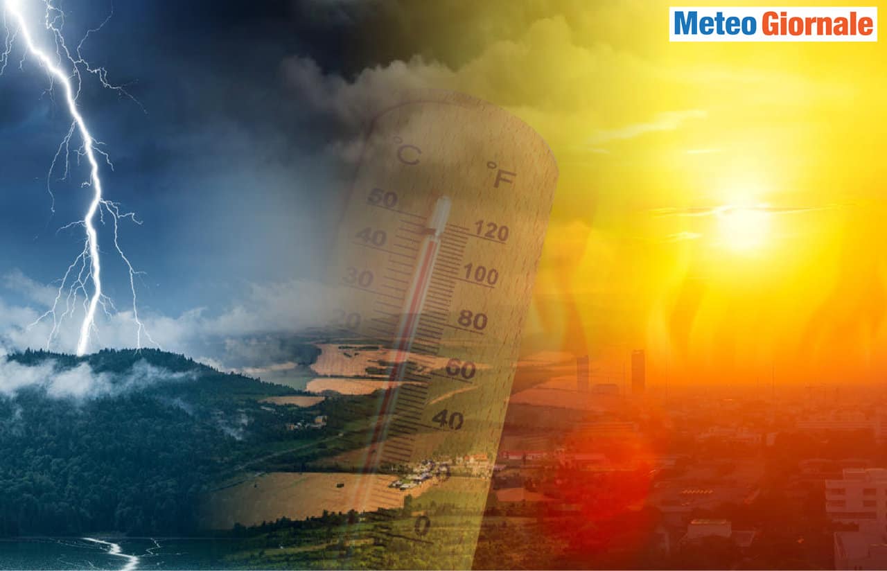 Meteo prossima settimana, novità: dal picco del caldo ai violenti temporali
