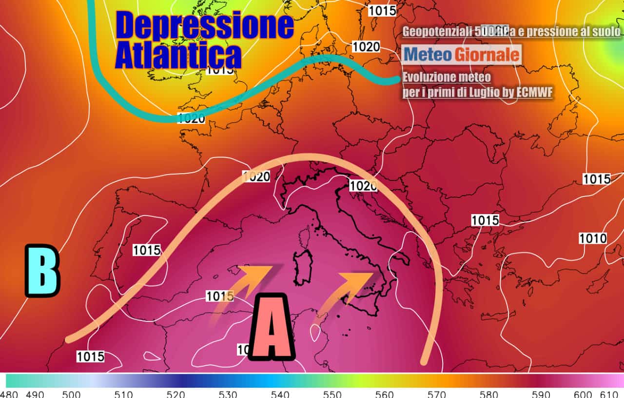 Meteo Weekend: rinforza l’Anticiclone Africano, Caldo in forte aumento