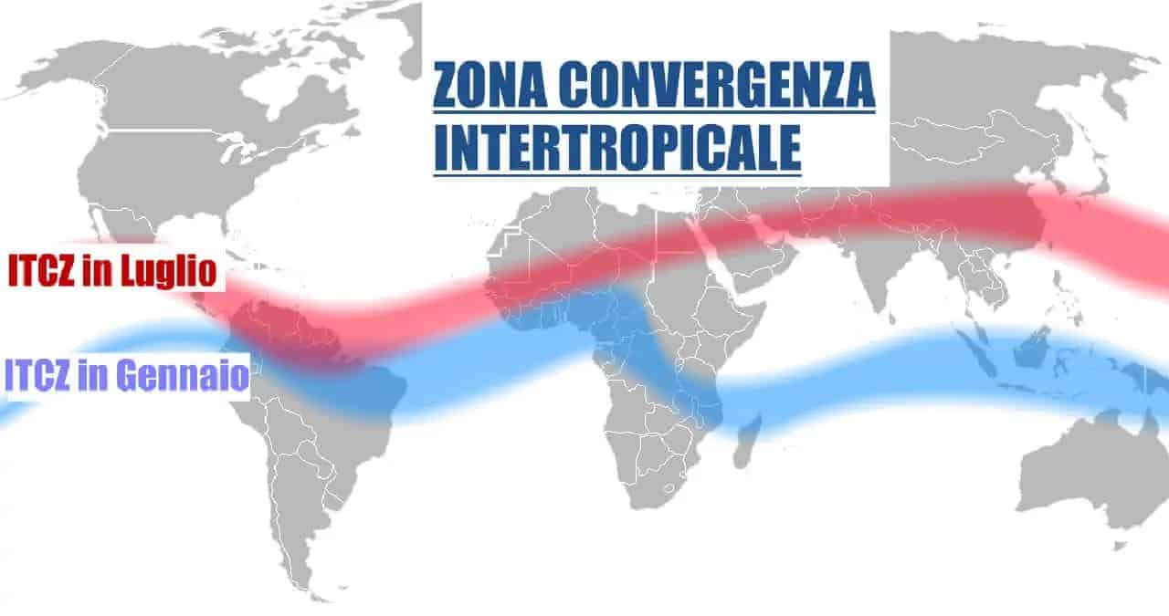 Meteo: ITCZ verso nord, pessime conseguenze su caldo rovente dell’Estate 2022