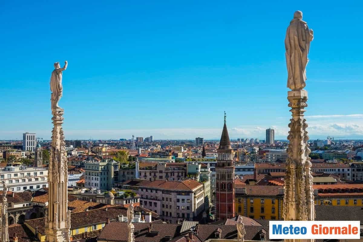 Meteo MILANO: possibilità di temporali di forte intensità e grandine