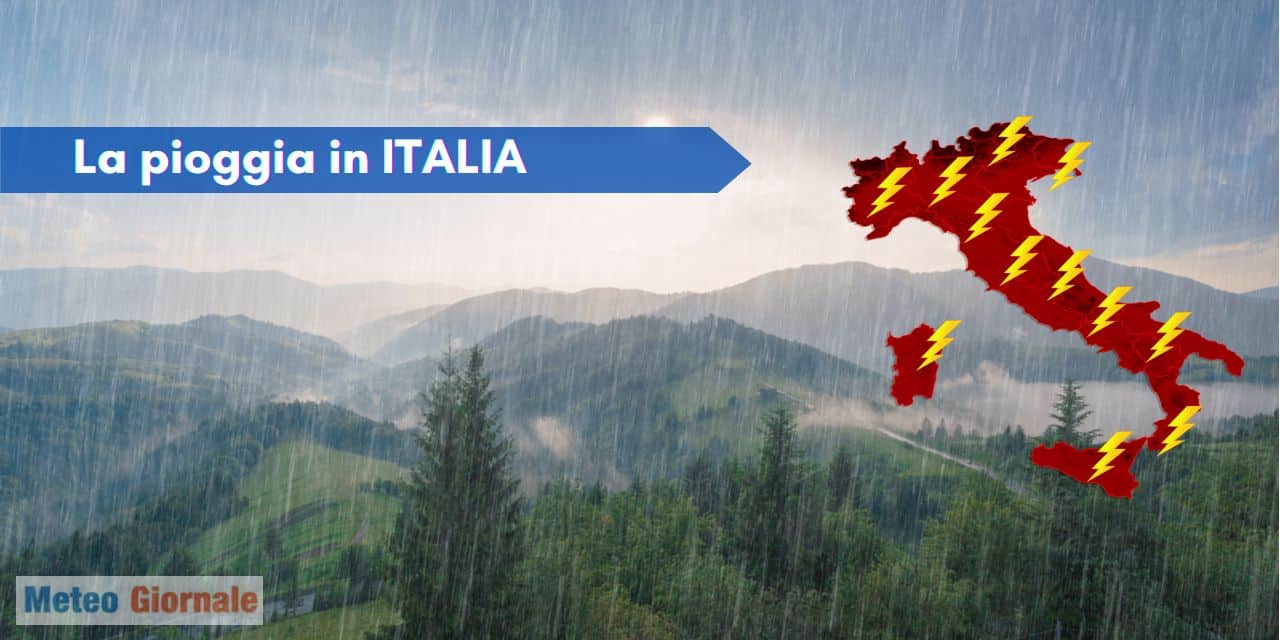Meteo Italia, TORNA la PIOGGIA e Stop Siccità. MAPPE previsione