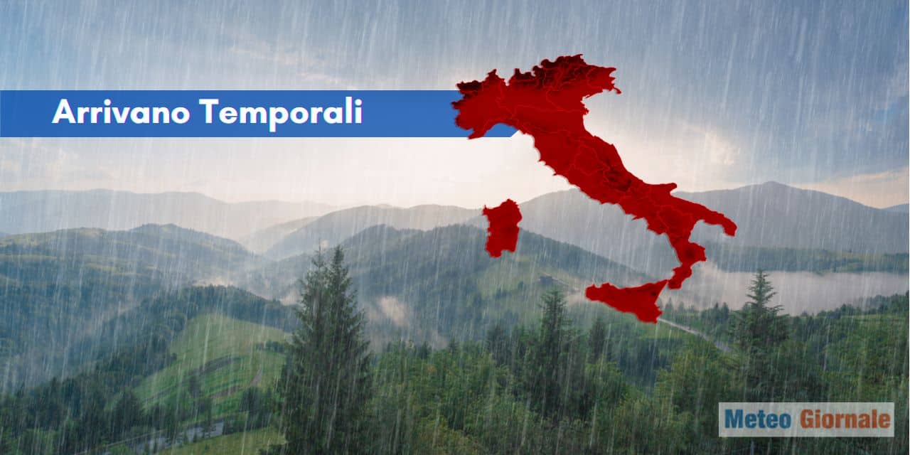 Meteo, il bivio tra Caldo africano e Correnti Oceaniche: Temporali di Forte Intensità