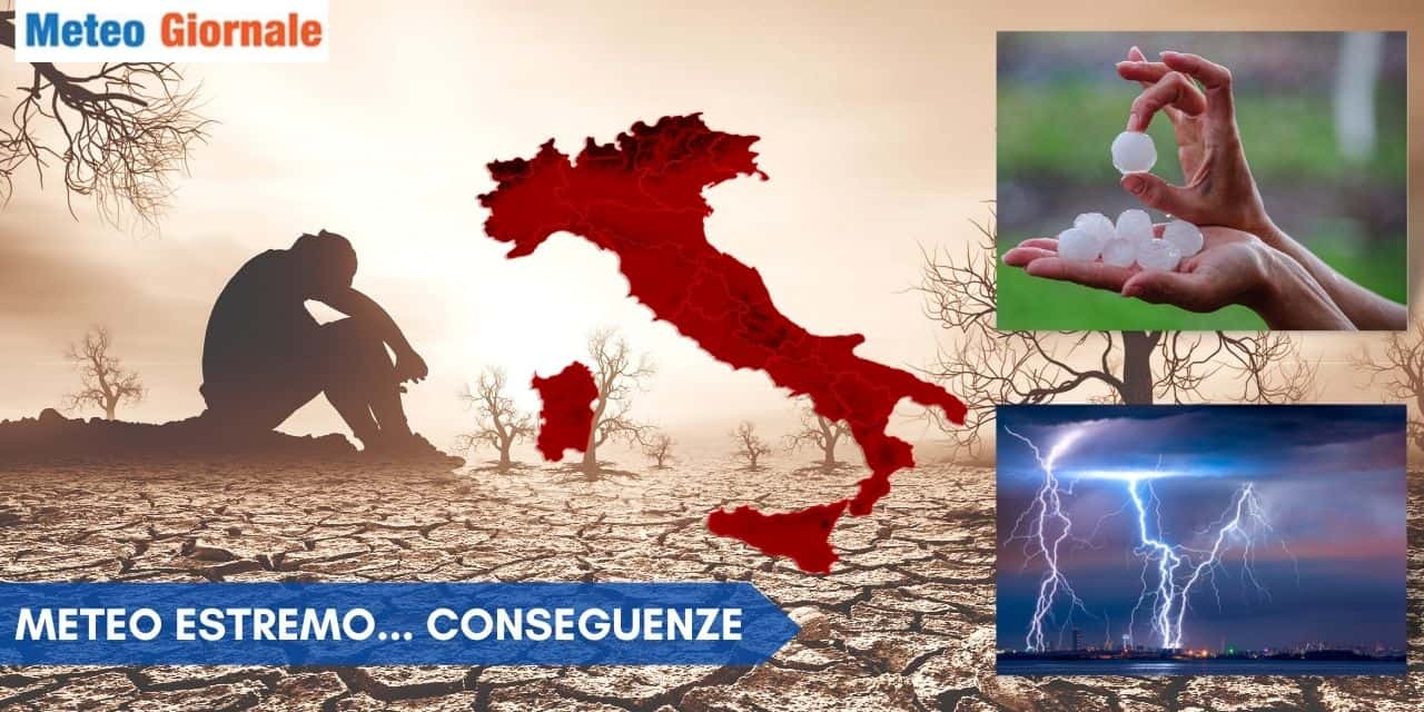 Italia, le allerta meteo di pari passo alle previsioni. Nuovi forti temporali e poi caldo tropicale