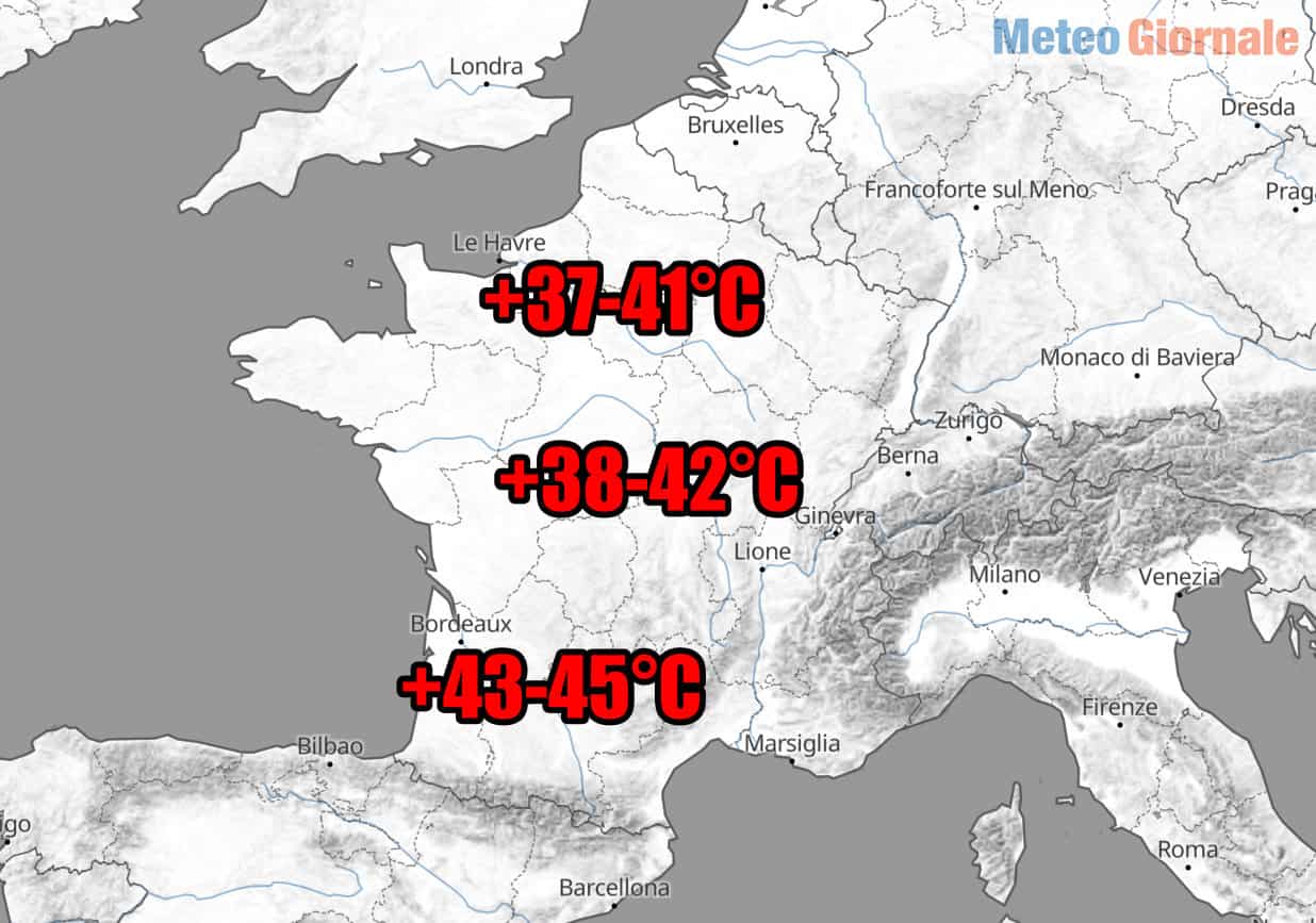 Meteo, il caldo che allarma la Francia: attesi vari record storici
